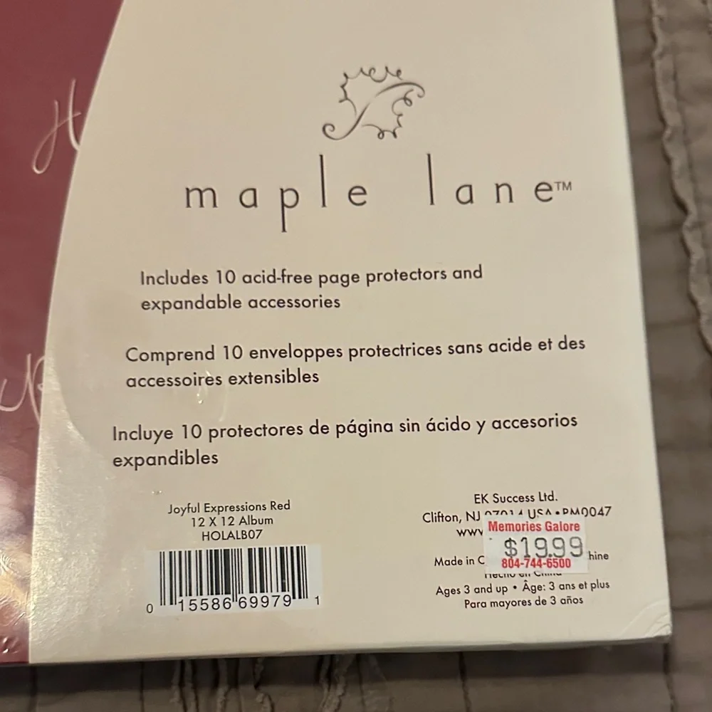 Holiday Scrapbook Album